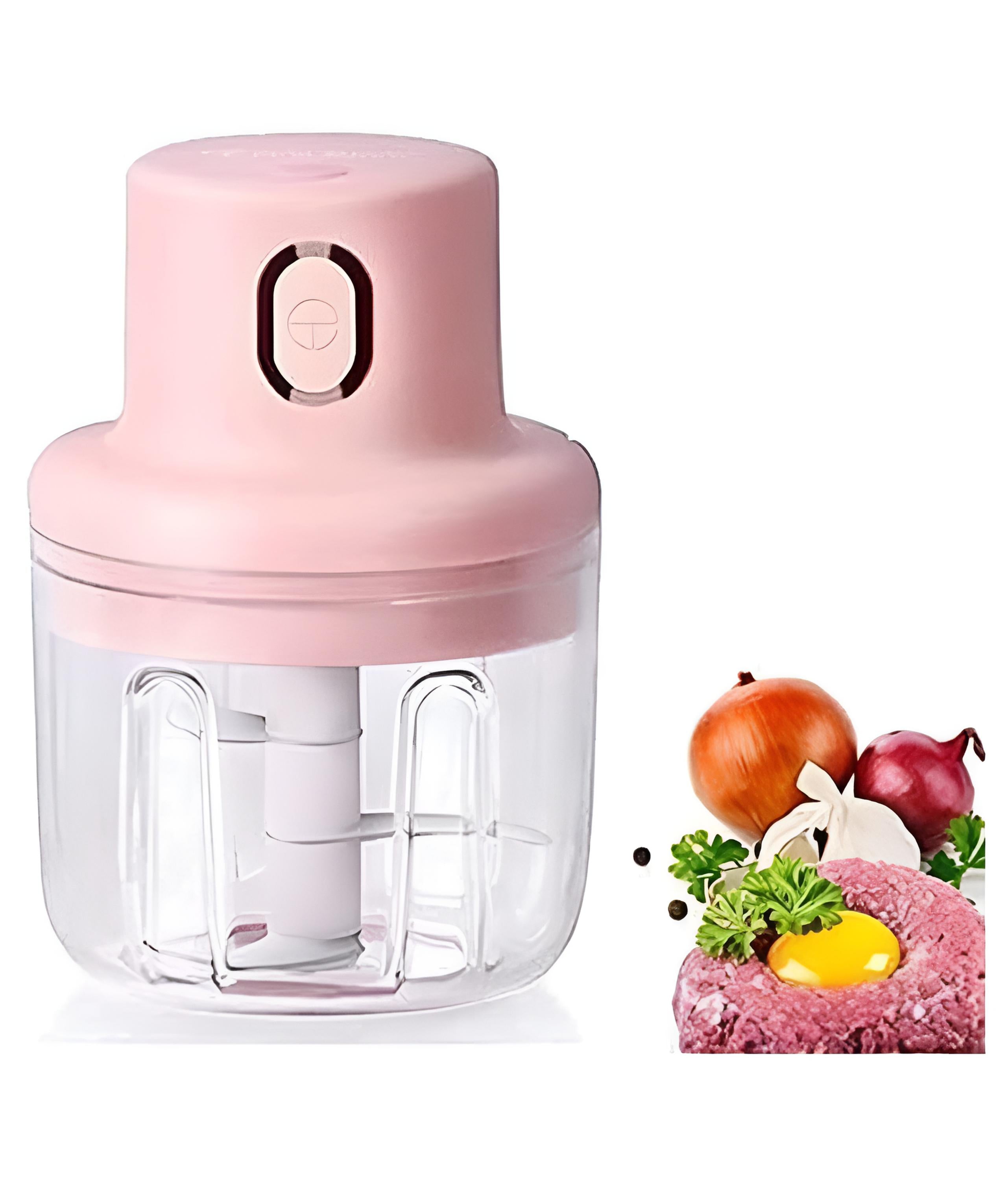 Single Bowl Electric Mini Grinder Food Chopper | Best Quality Food Chopper ( Random Color ) - 250 ml